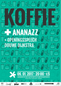 Nieuwjaarsborrel: Koffie + Ananazz + Openingsspeech Douwe Dijkstra