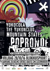 Popronde Leeuwarden: Yokocola + The Yukon Club + Mountain States
